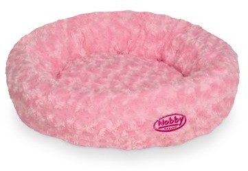 Nobby Donut poduszka dla małych psów i kotów Arusha  45 cm, różowy