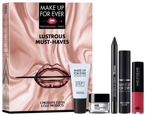 MAKE UP FOR EVER Lustrous Must Haves - Zestaw 5 kultowych produktów