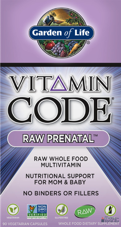 Фото - Вітаміни й мінерали Garden of Life Vitamin Code RAW Prenatal , 90 kap (multiwitamina dla ciąży)