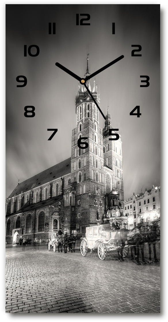 Zegar szklany ścienny Kraków Polska