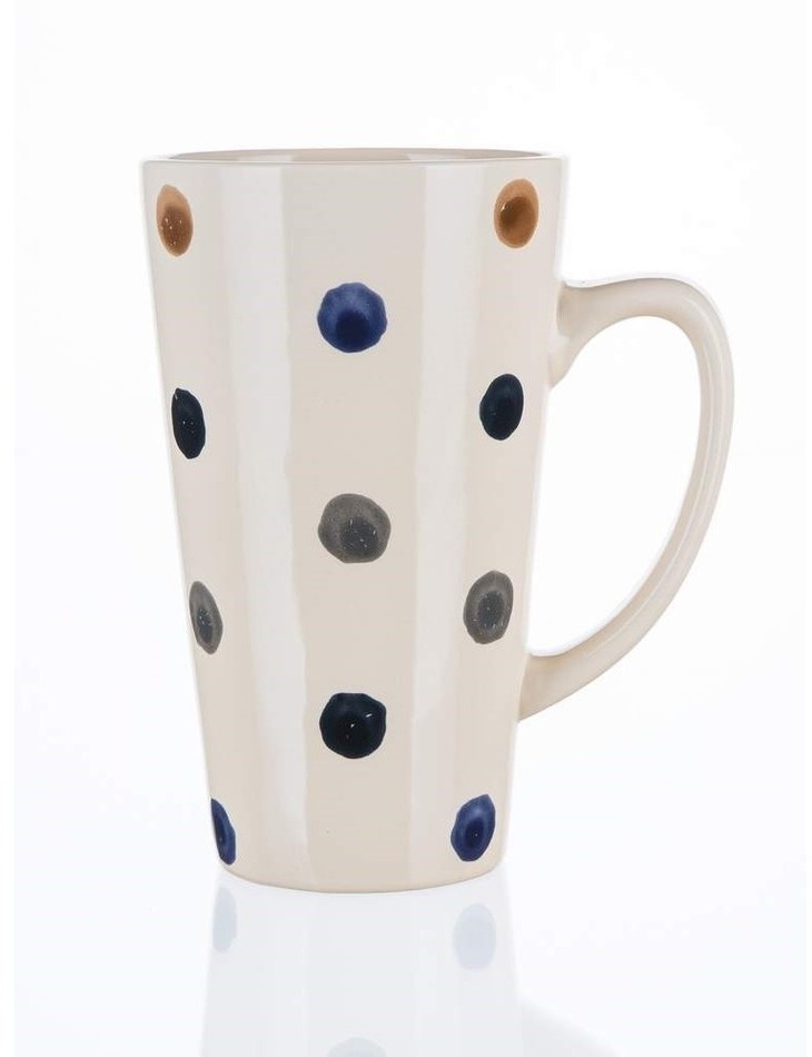 Banquet Kubek ceramiczny DOTS 450 ml, wysoki