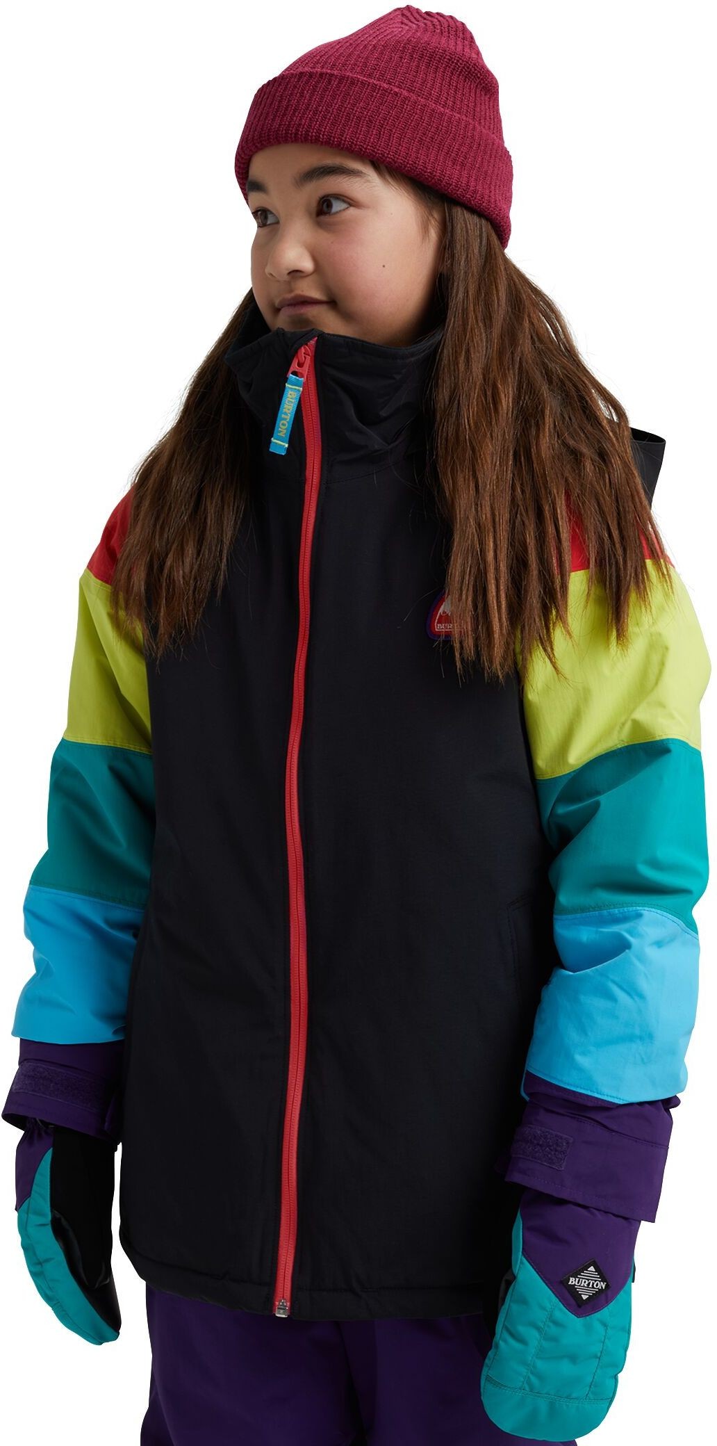 Burton kurtka zimowa ęca GIRLS HART JK True Black/Rainbow