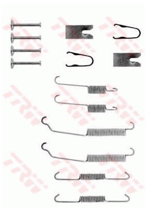 TRW Zestaw dodatków, szczęki hamulcowe SFK307