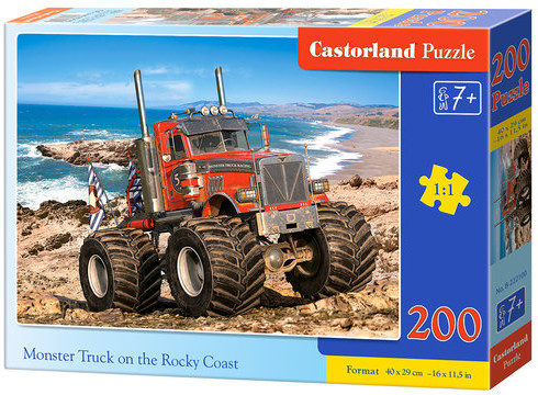 Castorland Puzzle Monster Truck o the Rocky Coast 200