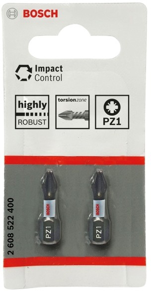 Bosch Bity PZ1 25 mm 2 szt. 2608522400