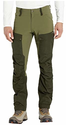 FOREST FJALLRAVEN Męskie spodnie Keb Trousers M, zielone (Deep Laurel Green), 44