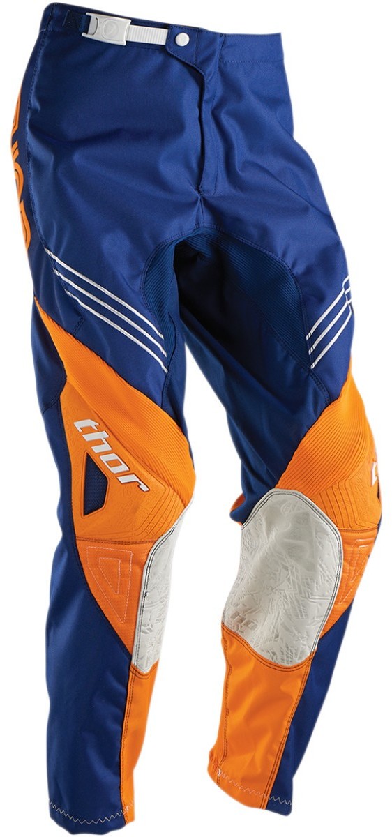 THOR - Odzież motocyklowa stworzona dla motocrossu THOR PHASE HYPER Spodnie motocyklowe offroad niebieskie : Rozmiar - 28 29015236/28