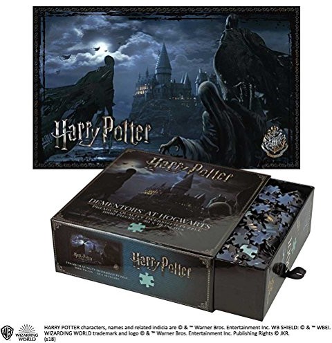 The Noble Collection 1,000 piece jigsaw of the Dementors encircling a night shrouded Hogwarts School.