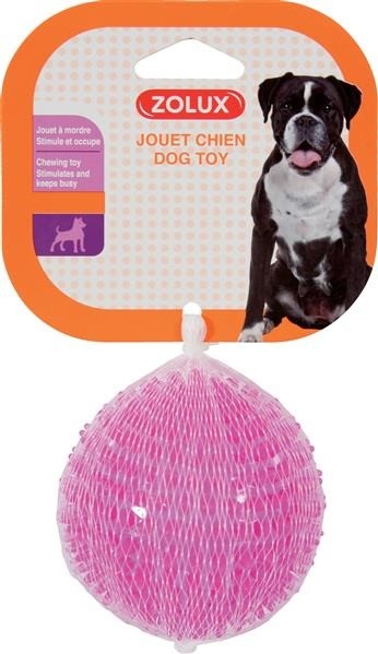 Zdjęcia - Zabawka dla psa Zolux Zabawka TPR POP Piłka z kolcami 8cm różowa  [479070FRA]