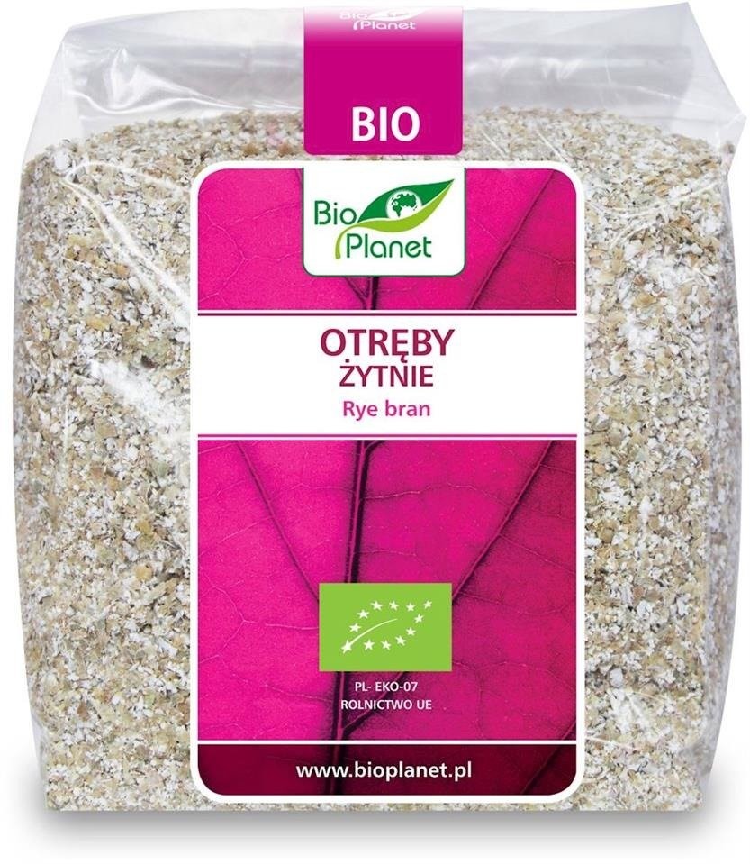 Bio Planet seria RÓŻOWA OTRĘBY ŻYTNIE BIO 150 g bioplanet-5907814665829