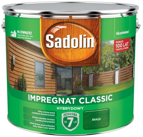 Sadolin Impregnat do drewna Hybrydowy akacja 9 l