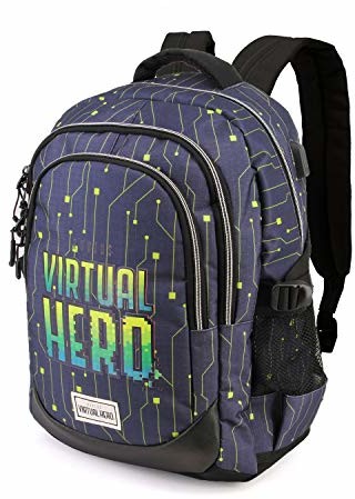 KARACTERMANIA Karactermania Virtual Hero OMG-Running HS plecak, 44 cm, 21 litrów, wielokolorowy (Multicolour) 39873