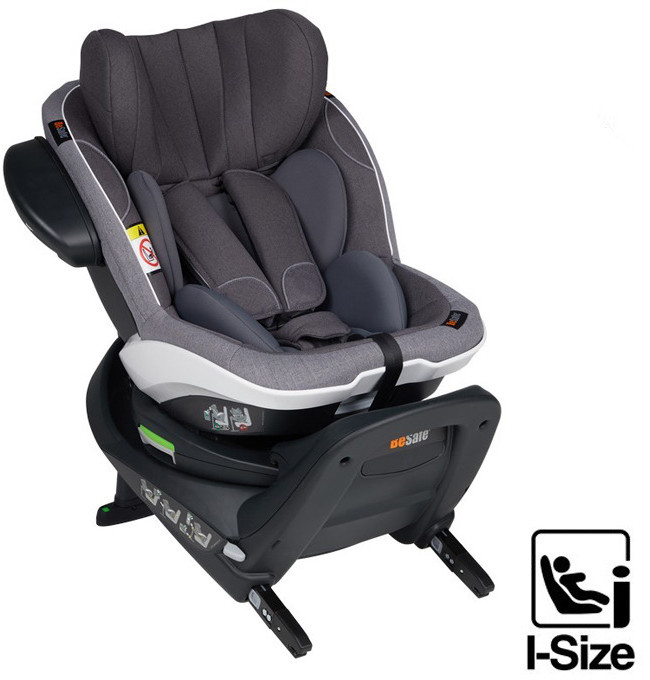 BeSafe IZI TWIST I-SIZE 0-18 kg czarny melange