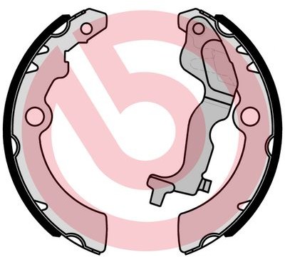 BREMBO Zestaw szczęk hamulcowych S 79 528 S 79 528