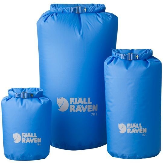 Fjällräven Waterproof Packbag 70 L niebieski