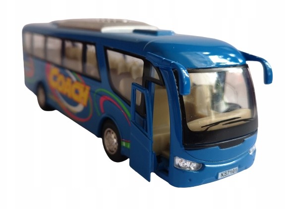 Autobus Autokar Coach Travel Kinsfun 18cm