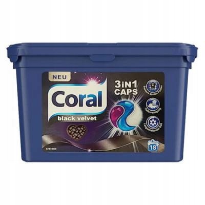 Coral Black Velvet Kapsułki Do Prania 18szt De