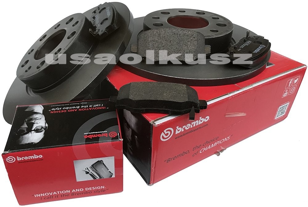 BREMBO Tarcze klocki hamulcowe tylne Fiat 500x