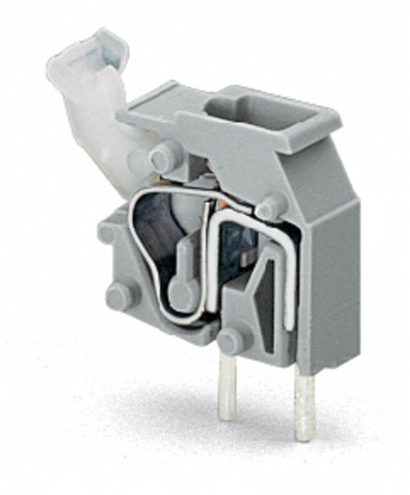 Wago Zacisk sprężynowy 2.50 mm Ilość PIN 1 255-401 Kolor szary 500 szt 255-401