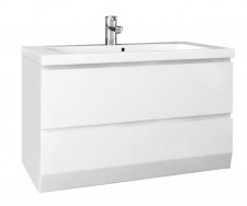 Oristo Szafka podumywalkowa Brylant 85 cm produkcji biały połysk OR36-SD2S-85-1