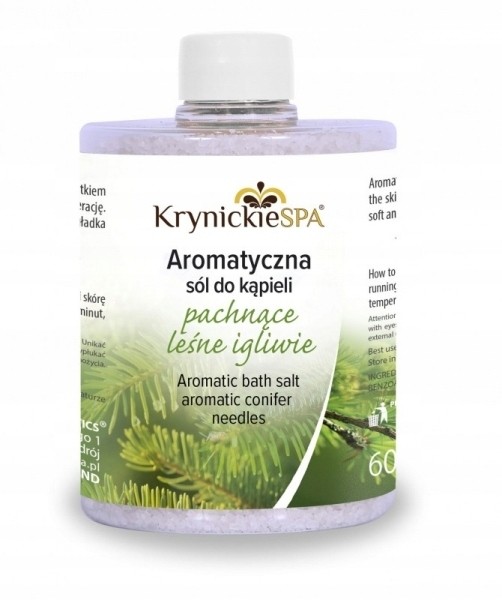 KrynickieSPA Sól do kąpieli leśne igliwie 600 g