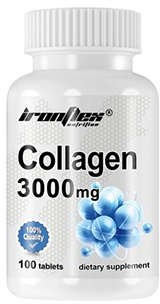 Фото - Вітаміни й мінерали IronFlex Collagen - Kolagen - 100tabs. 