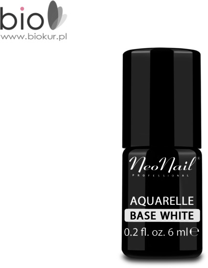 Neonail Lakier Hybrydowy 6 ml Aquarelle Base White 5485-1