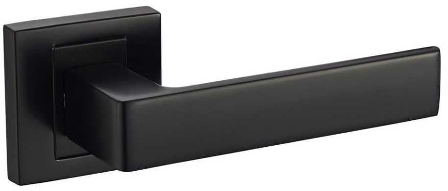 Infinity line KLAMKA APOLLO NA ROZECIE KWADRATOWEJ KOLOR CZARNY KAO B00