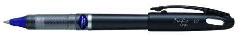 Pentel BL117 A EnerGel Tradio Liquid Gel Ink Roller, opakowanie  szt. (obudowa w kolorze czarnym), niebieski BL117A-C