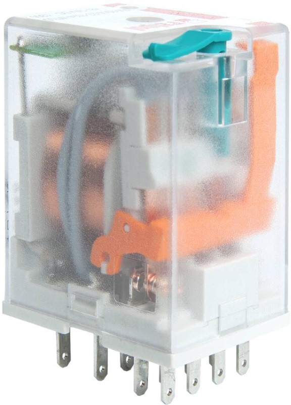 Relpol Przekaźnik elektromagnetyczny R4N-2014-23-1012-WT 12V DC, przemysłowy - miniaturowy, do gniazda wtykowego. Wyjście: 4P - cztery zestyki przełączne 860612