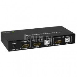 Intellinet Techly Przełącznik KVM 2/1 HDMI (028696)