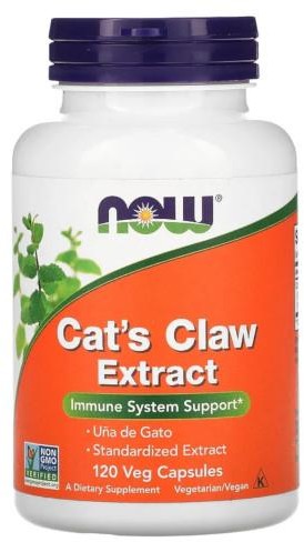 Now Foods Cats Claw Extract 120 kapsułek 3588221