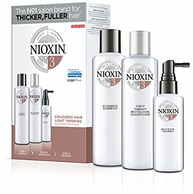 NIOXIN System 3 3-stopniowy zestaw do pielęgnacji widocznie cieńszych, farbowanych włosów