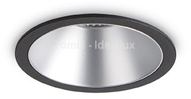 Ideal Lux Oprawa wpuszczana LED Game Round kol czarno-srebrny 192321)