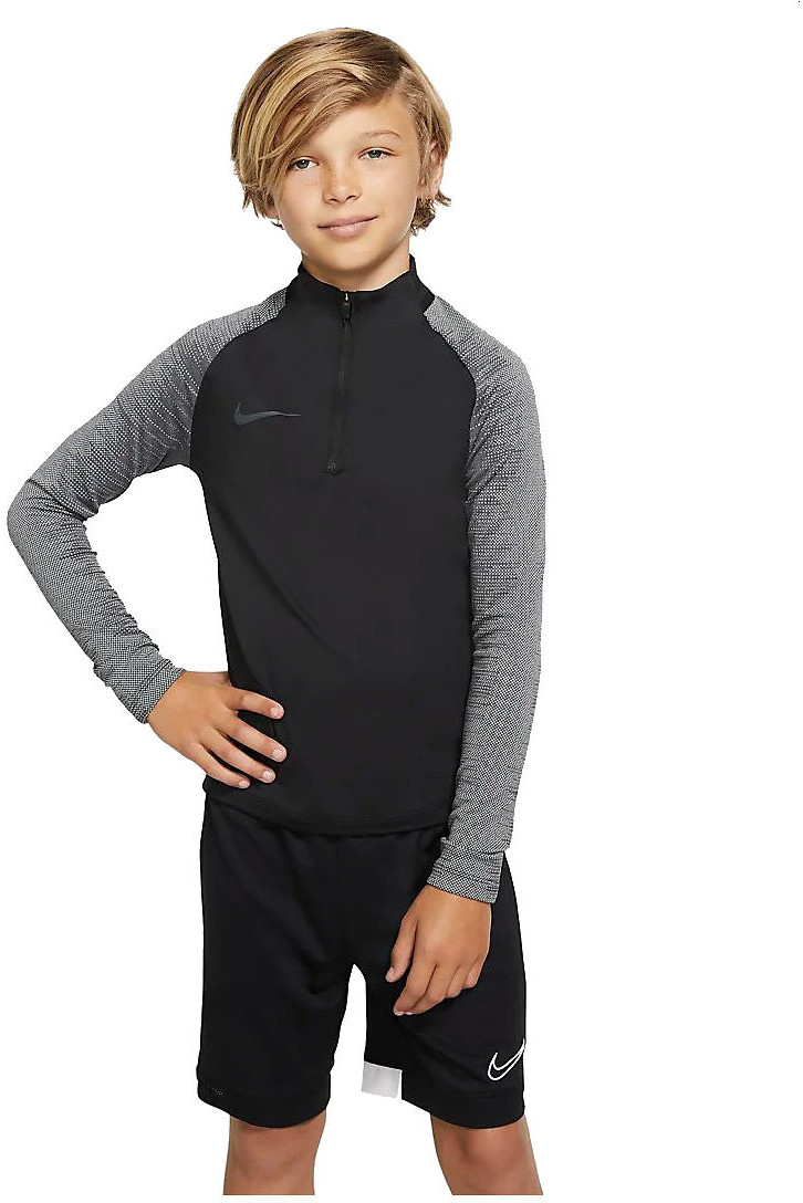Nike Koszulka juniorska Dri-Fit Strike AT5893 010/black/grey M