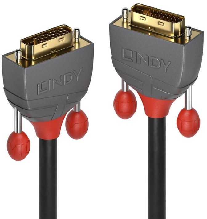 Lindy 36227 Kabel DVI-D Dual Link Anthra Line 15m LY-36227