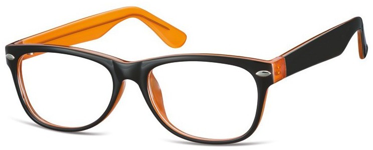 Sunoptic Okulary oprawki zerowki korekcyjne nerdy CP167B miodowe