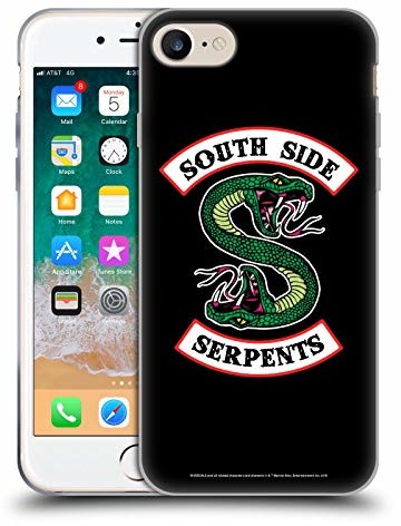 Head Case Designs Head Case Designs Oficjalna grafika Riverdale South Side Serpents miękka żelowa obudowa kompatybilna z Apple iPhone 7 / iPhone 8 / iPhone SE 2020 HTPCR-IPH7-RIVDGPH-SOU