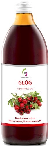 Symbiotics Symbiotics Głóg Sok z Głogu 500ml z vit.C - suplement diety