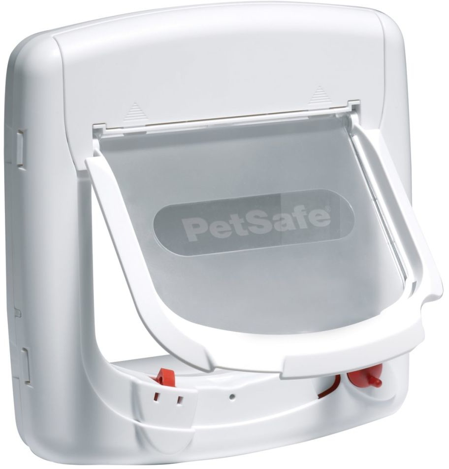 Altranet PetSafe Drzwiczki magnetyczne dla kota z 4 opcjami Deluxe 400, biały