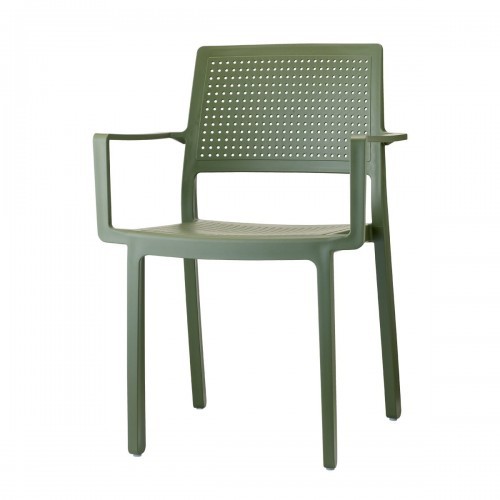 Scab Design Krzesło Emi - oliwkowy z podłokietnikiem 2342 56