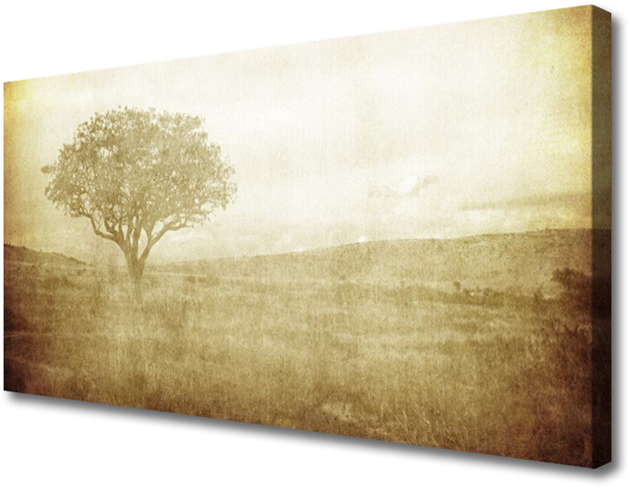 PL Tulup Obraz na Płótnie Drzewo Natura 125x50cm