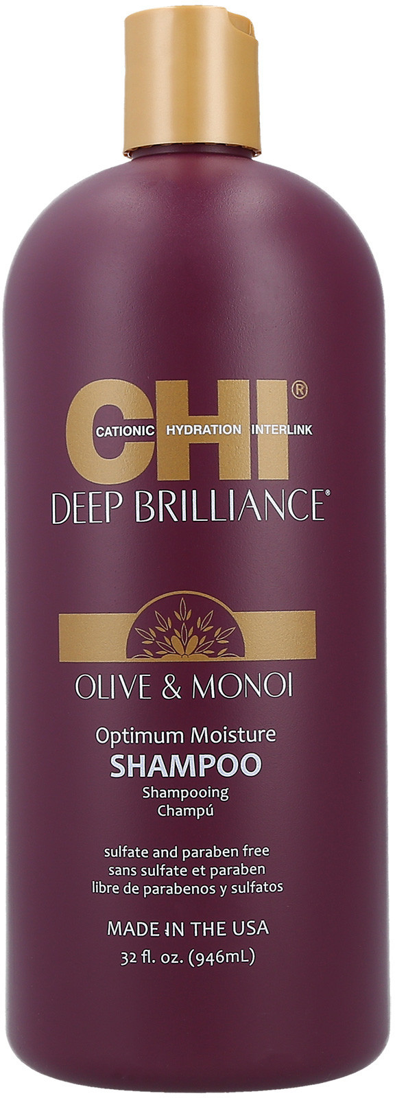 Farouk CHI DEEP BRILLIANCE Olive&Monoi Nawilżający szampon do włosów 950ml 0000050201