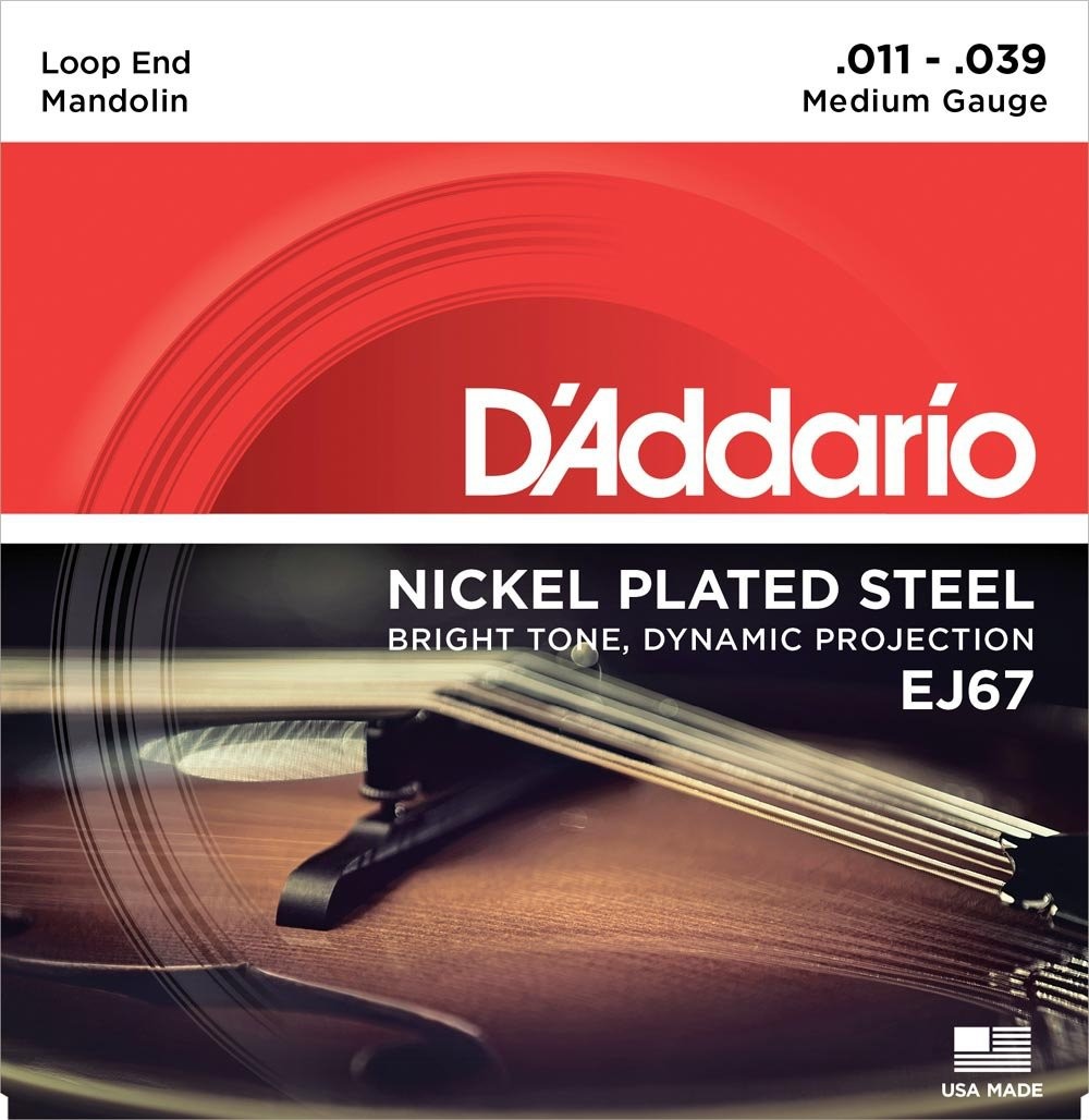 D'Addario ej67 mandoliną strun komplet Nickel EJ67