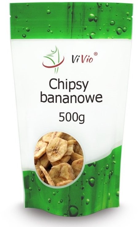 VIVIO Vi Vio Zdrowa żywność Chipsy bananowe 500g