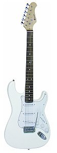 Dimavery ST-203 E-Guitar, white, gitara elektryczna 26211020