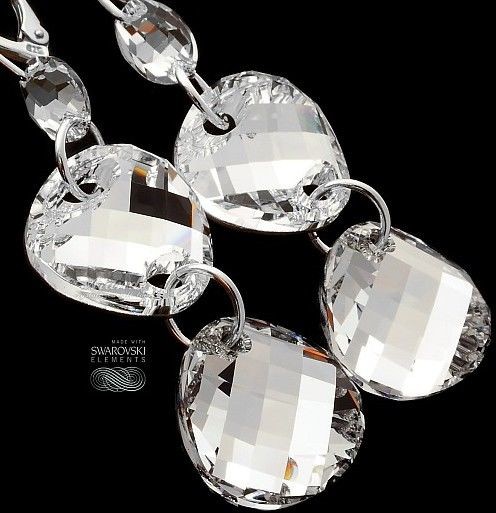 Swarovski SPECIAL KOLCZYKI COMET SREBRO CERTYFIKAT