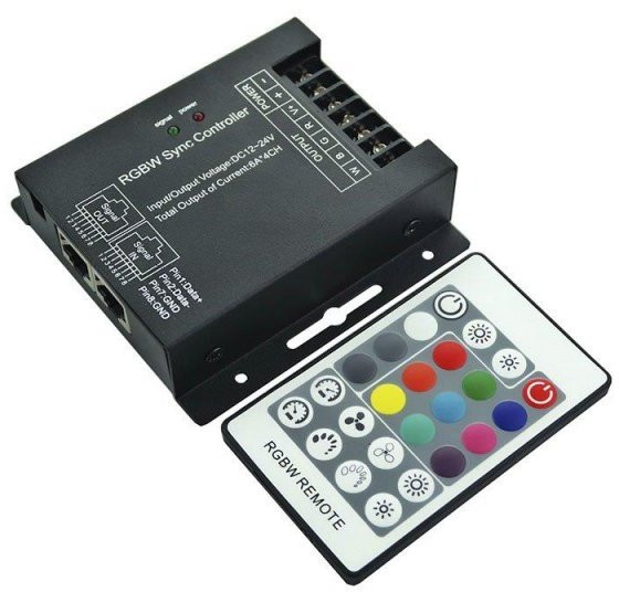 V-TAC Sterownik Taśm LED RGBW Radiowy 12V/24V 288W/576W RJ45 VT-2424