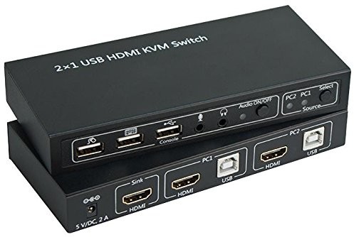 Pro Signal Pro Signal PSG90982 2-portowy przełącznik HDMI i USB KVM PSG90982