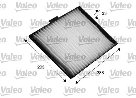 VALEO Filtr, przewietrzanie przestrzeni pasażerskiej 698819